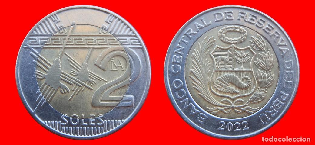 Monedas antiguas de Am&eacute;rica: 2 NUEVOS SOLES 2022 PERU-151169