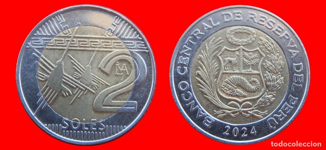 Monedas antiguas de Am&eacute;rica: 2 NUEVOS SOLES 2024 PERU-151170