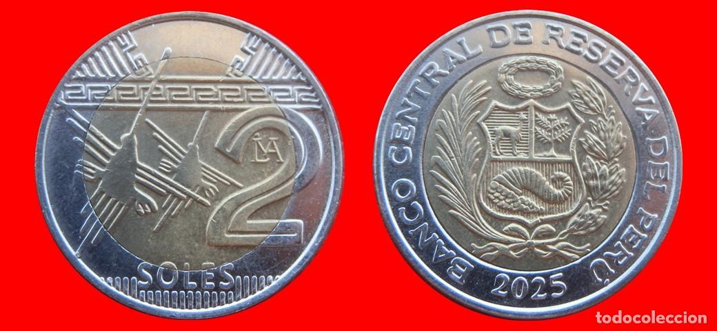 Monedas antiguas de Am&eacute;rica: 2 NUEVOS SOLES 2025 PERU-151171