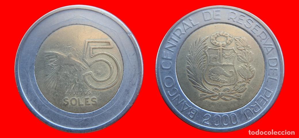 Monedas antiguas de Am&eacute;rica: 5 NUEVOS SOLES 2000 PERU-151172
