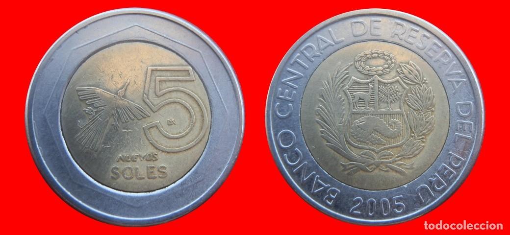 Monedas antiguas de Am&eacute;rica: 5 NUEVOS SOLES 2005 PERU-151174