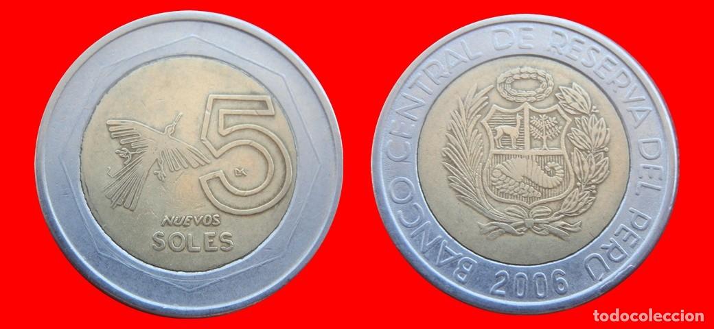 Monedas antiguas de Am&eacute;rica: 5 NUEVOS SOLES 2006 PERU-151175