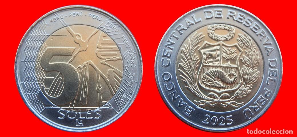 Monedas antiguas de Am&eacute;rica: 5 NUEVOS SOLES 2025 PERU-151179