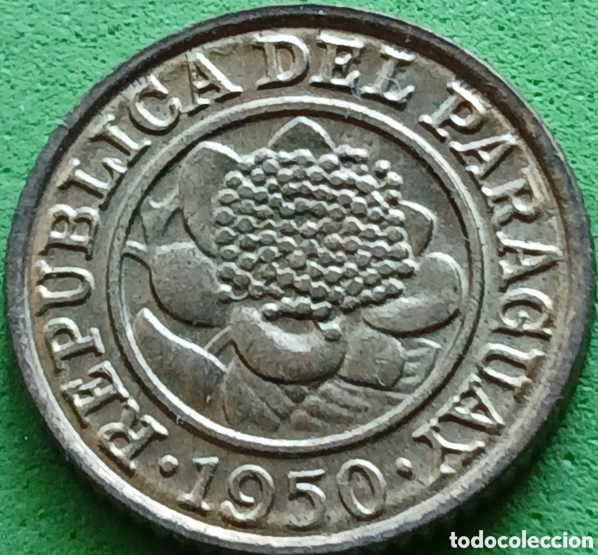 Monedas antiguas de Am&eacute;rica: Paraguay 1 c&eacute;ntimo 1950 km#20