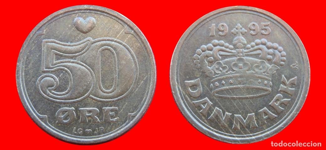 Monedas antiguas de Am&eacute;rica: 50 ORE 1995 DINAMARCA-151187