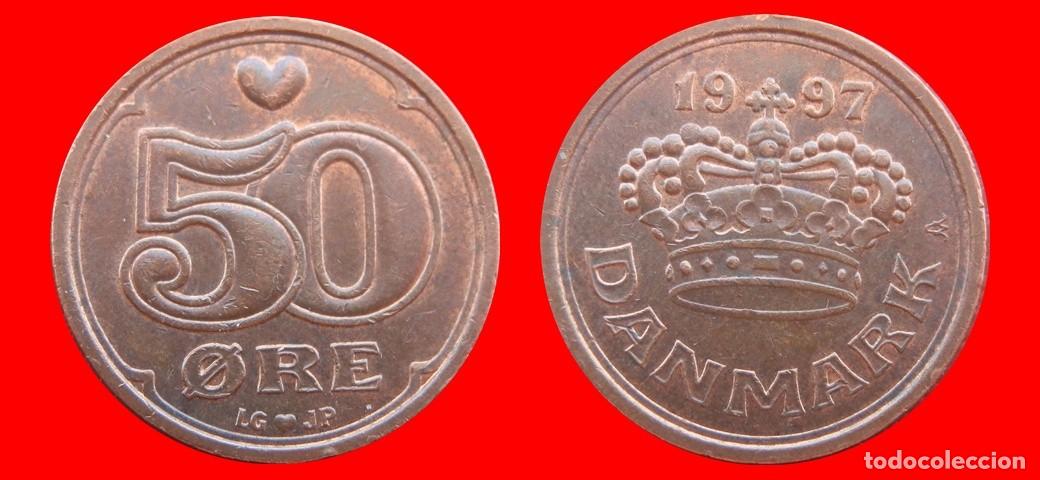 Monedas antiguas de Am&eacute;rica: 50 ORE 1997 DINAMARCA-151188