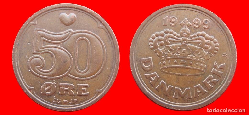 Monedas antiguas de Am&eacute;rica: 50 ORE 1999 DINAMARCA-151189