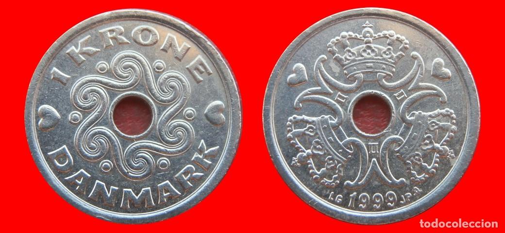 Monedas antiguas de Am&eacute;rica: 1 CORONA 1999 DINAMARCA-151191