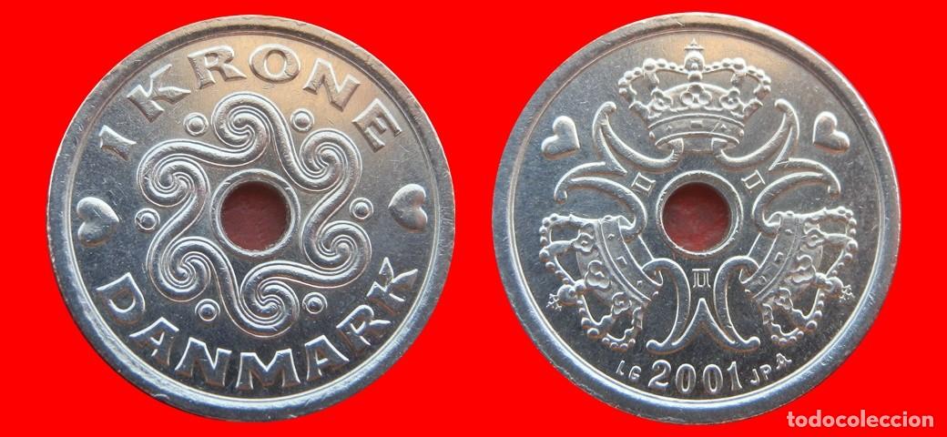 Monedas antiguas de Am&eacute;rica: 1 CORONA 2001 DINAMARCA-151192