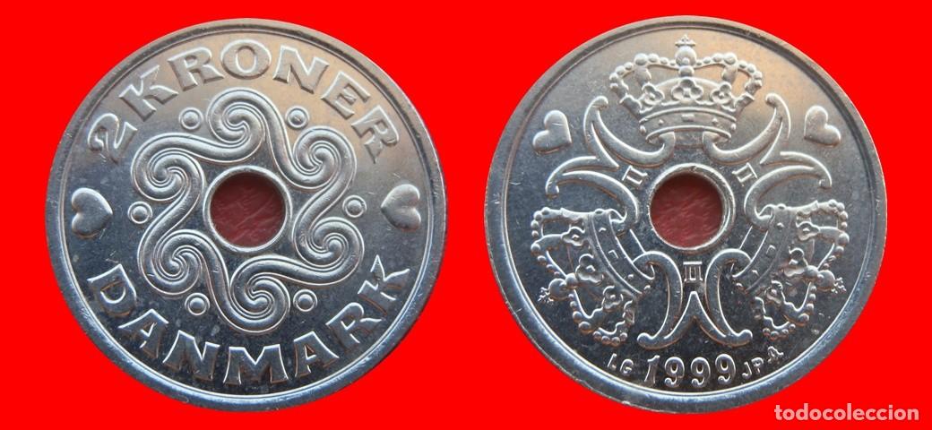 Monedas antiguas de Am&eacute;rica: 2 CORONAS 1999 DINAMARCA-151196