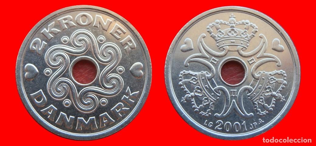 Monedas antiguas de Am&eacute;rica: 2 CORONAS 2001 DINAMARCA-151198