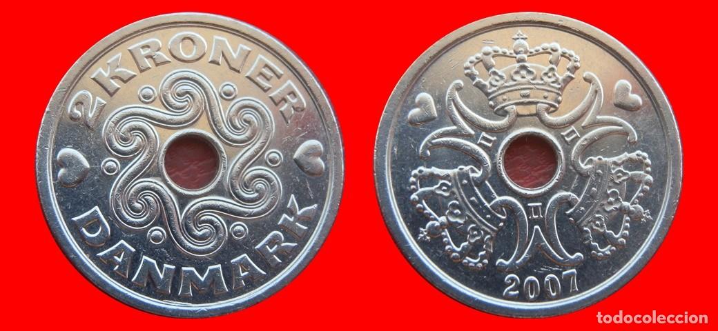 Monedas antiguas de Am&eacute;rica: 2 CORONAS 2007 DINAMARCA-151202