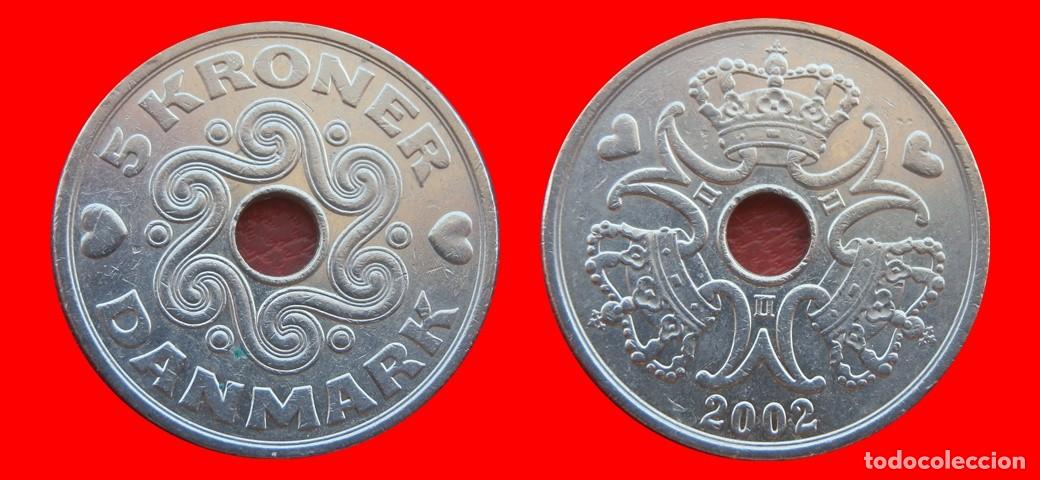 Monedas antiguas de Am&eacute;rica: 5 CORONAS 2002 DINAMARCA-151206