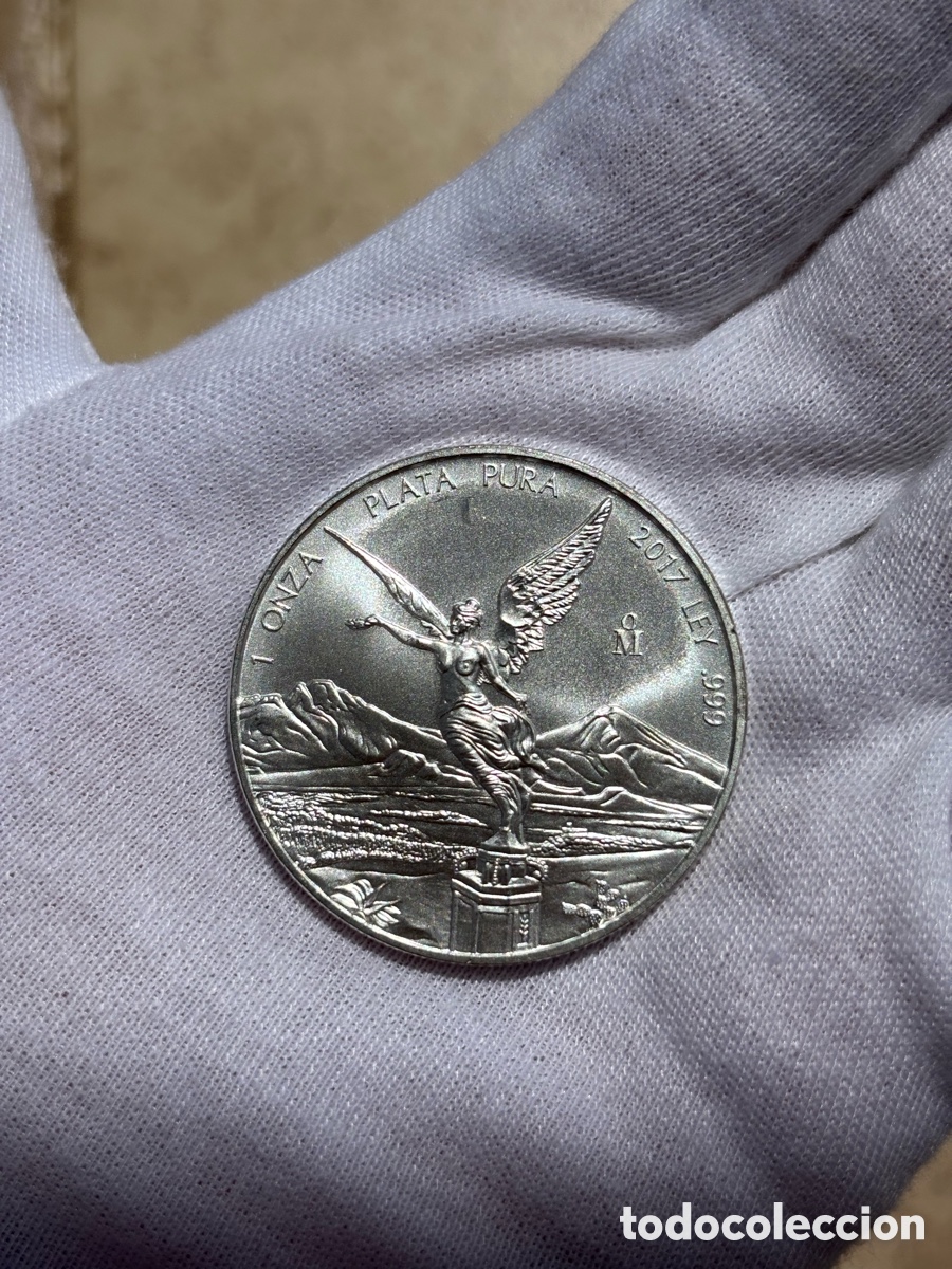 Monnaies anciennes d'Am&eacute;rique: Moneda Libertad Mexico 2017 1 onza Plata