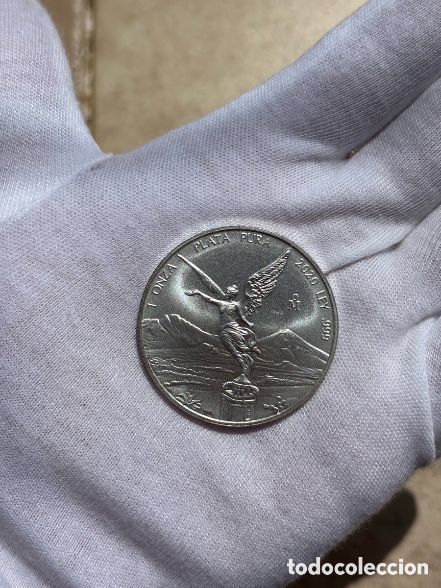 Monedas antiguas de Am&eacute;rica: Moneda Plata 1 onza Libertad Mexico 2020