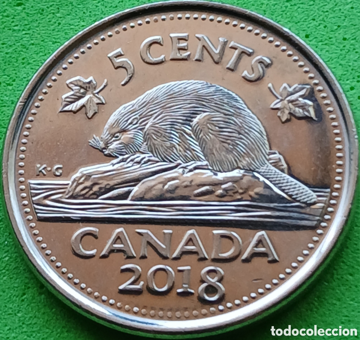 Monedas antiguas de Am&eacute;rica: Canad&aacute; 5 cents 2018 km#491