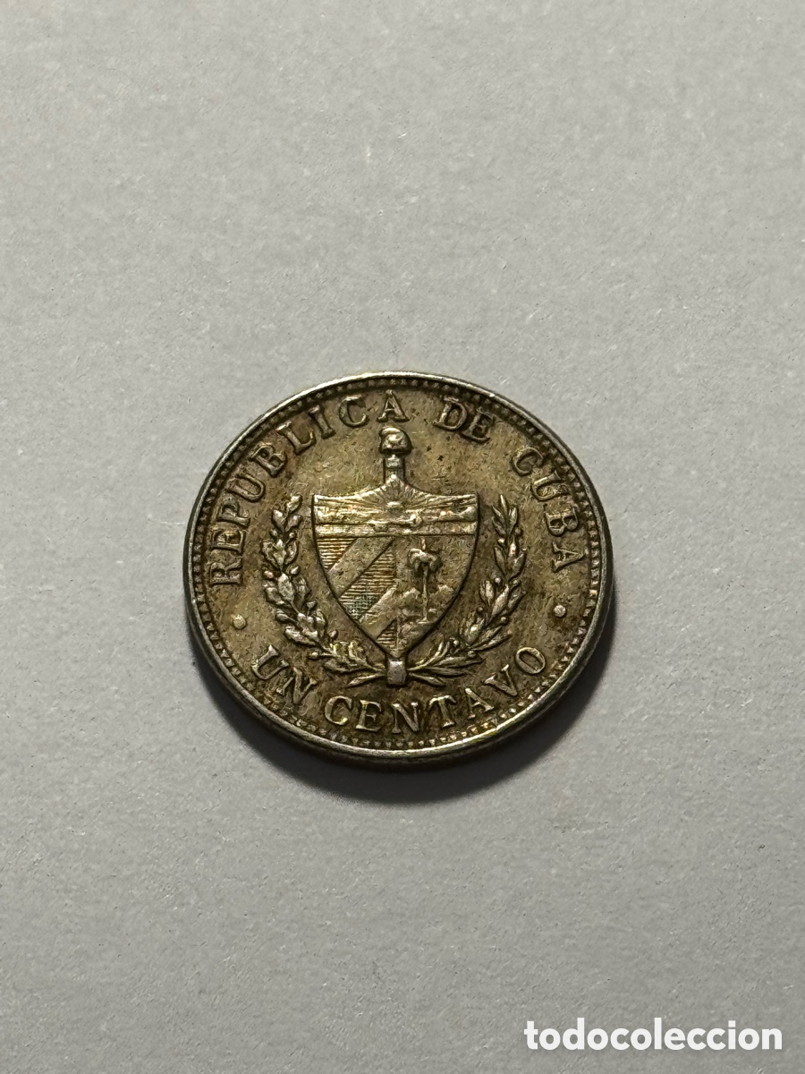 Monedas antiguas de Am&eacute;rica: 1 centavo 1946 Cuba. - Foto 2