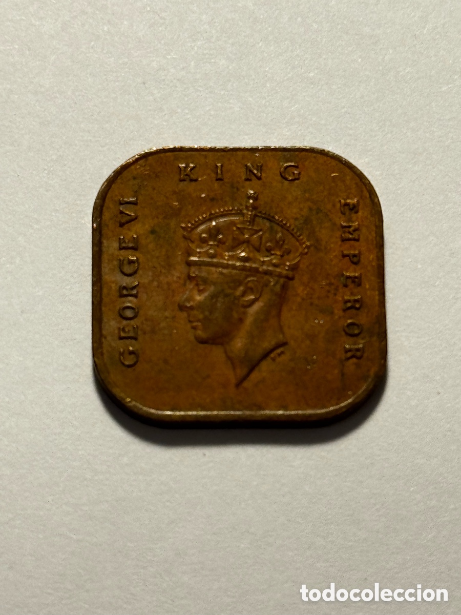 Alte M&uuml;nzen aus Amerika: 1 centavo Malasia 1943