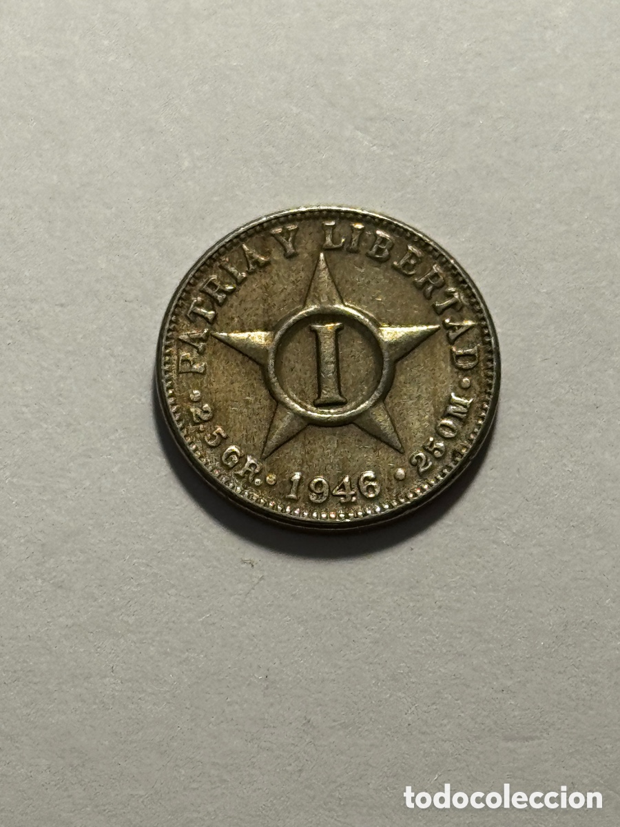 Monedas antiguas de Am&eacute;rica: 1 centavo 1946. Cuba - Foto 1