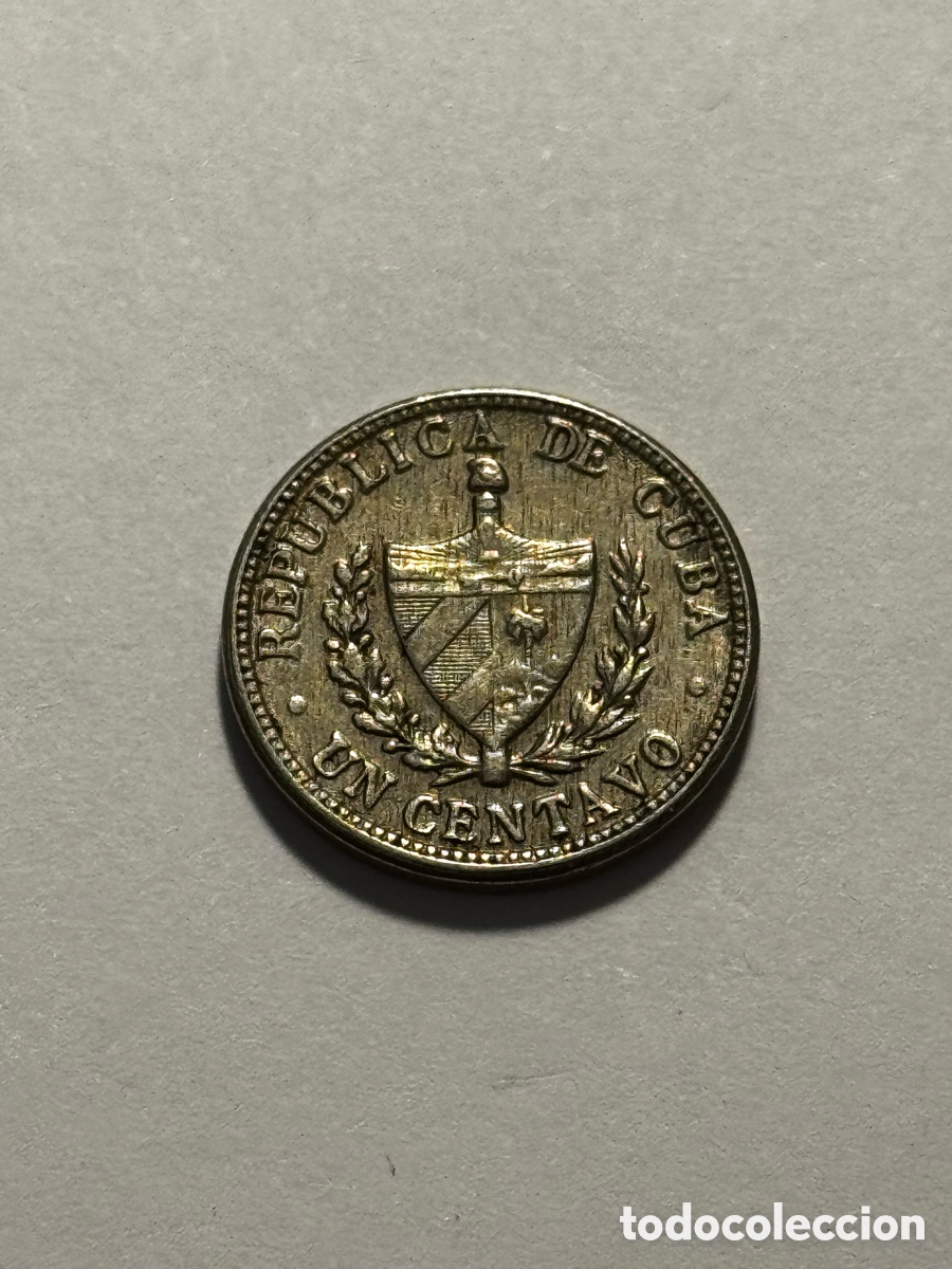 Monedas antiguas de Am&eacute;rica: 1 centavo 1946. Cuba - Foto 2