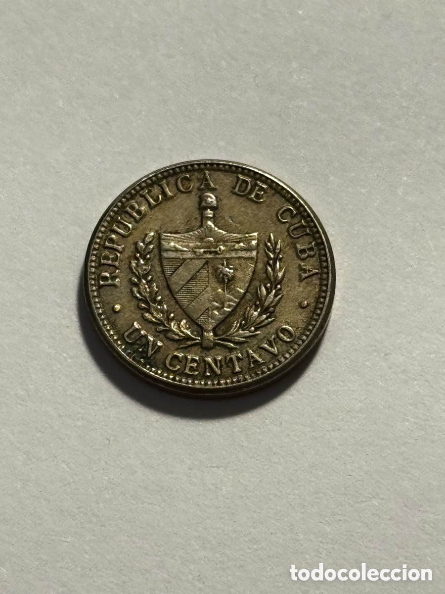 Monedas antiguas de Am&eacute;rica: 1 centavo 1946. Cuba - Foto 2