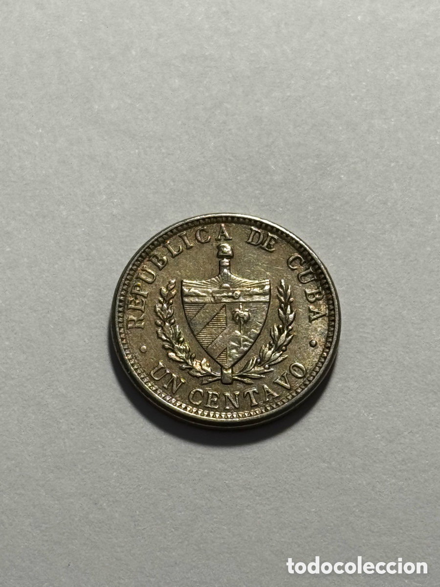 Monedas antiguas de Am&eacute;rica: 1 centavo 1946. Cuba - Foto 2