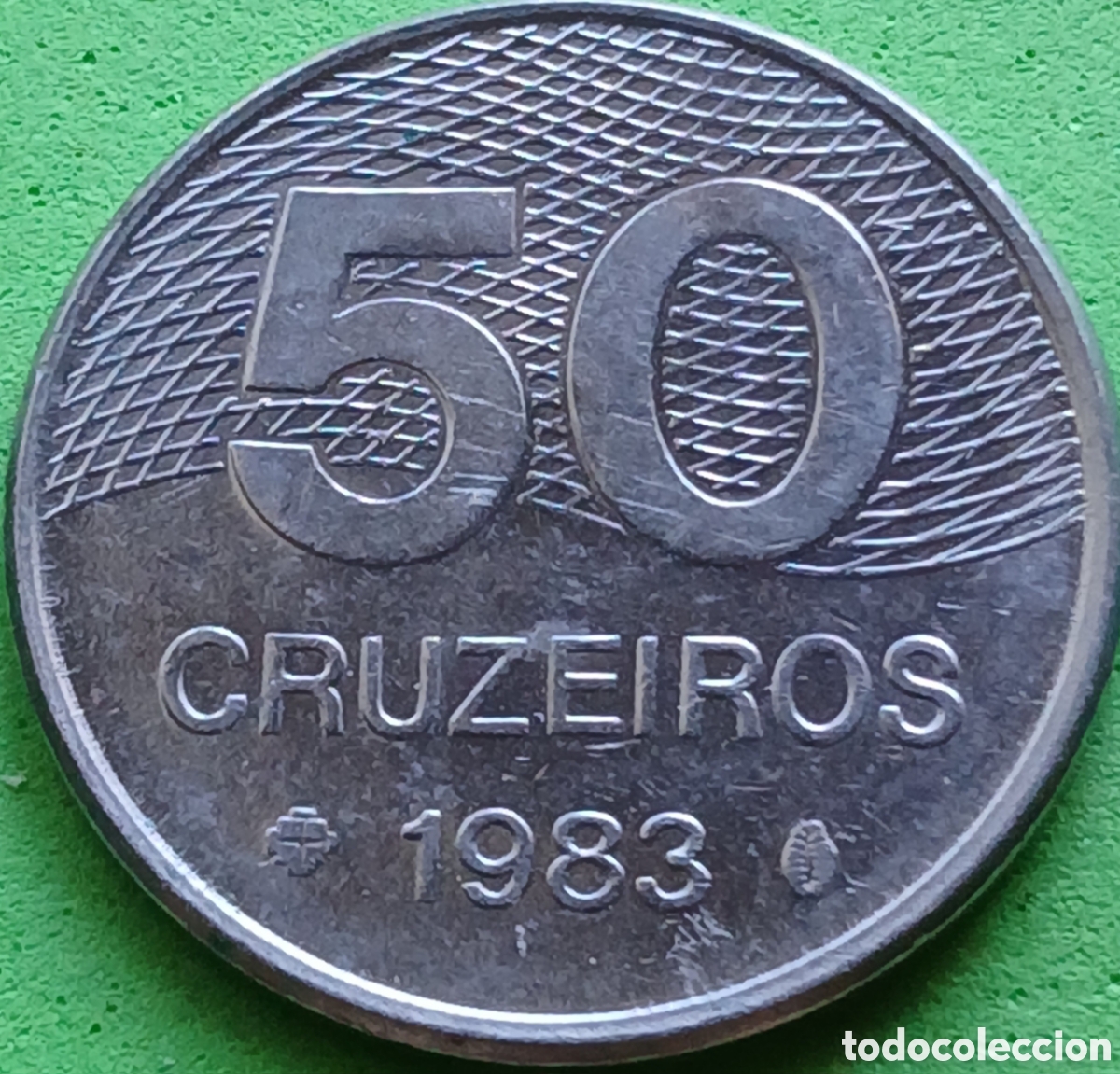 Monedas antiguas de Am&eacute;rica: Brasil 50 cruzeiros 1983 km#594.1