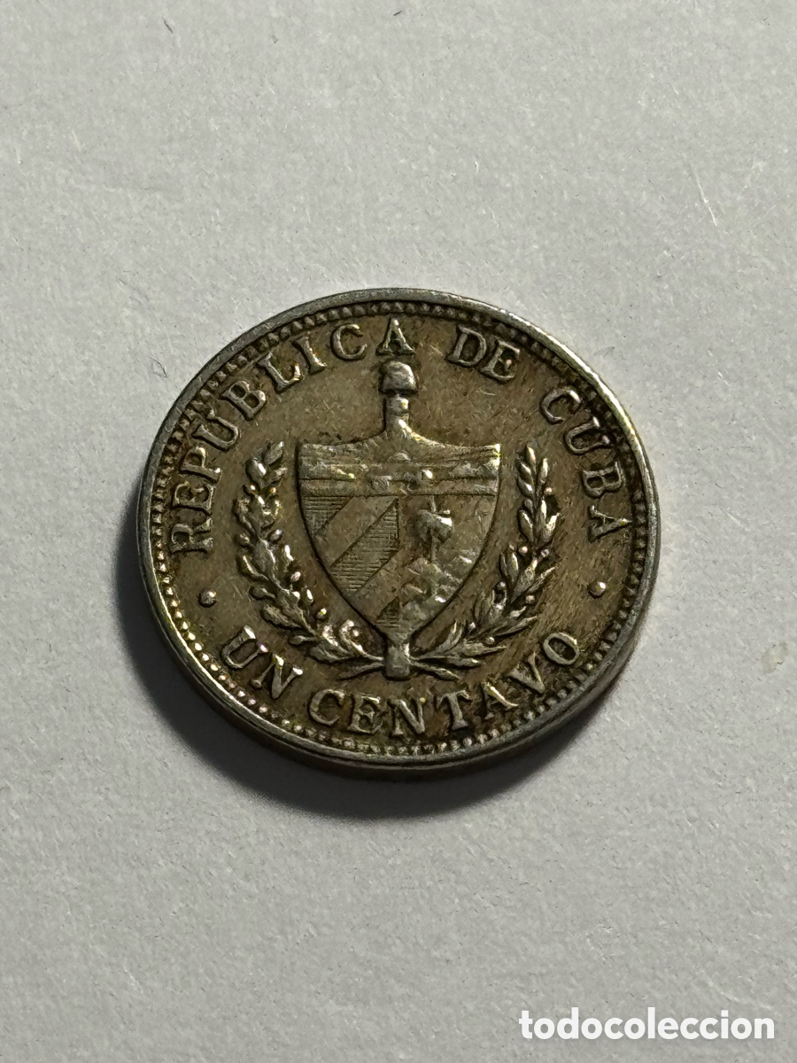 Monedas antiguas de Am&eacute;rica: Moneda de 1 peso 1946 Cuba - Foto 2
