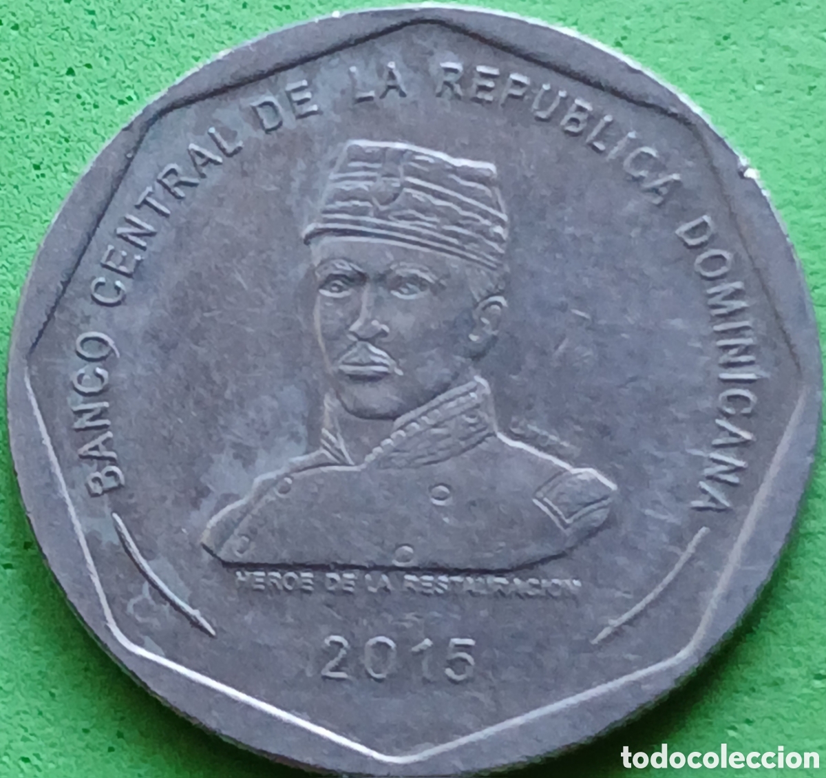 Monedas antiguas de Am&eacute;rica: Rep&uacute;blica Dominicana 25 pesos 2015 km#107