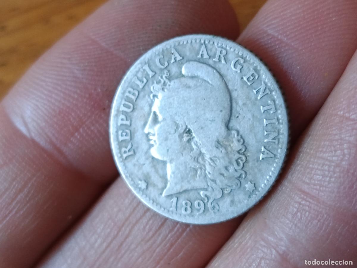 Monedas antiguas de Am&eacute;rica: 20 Centavos de 1896 Argentina