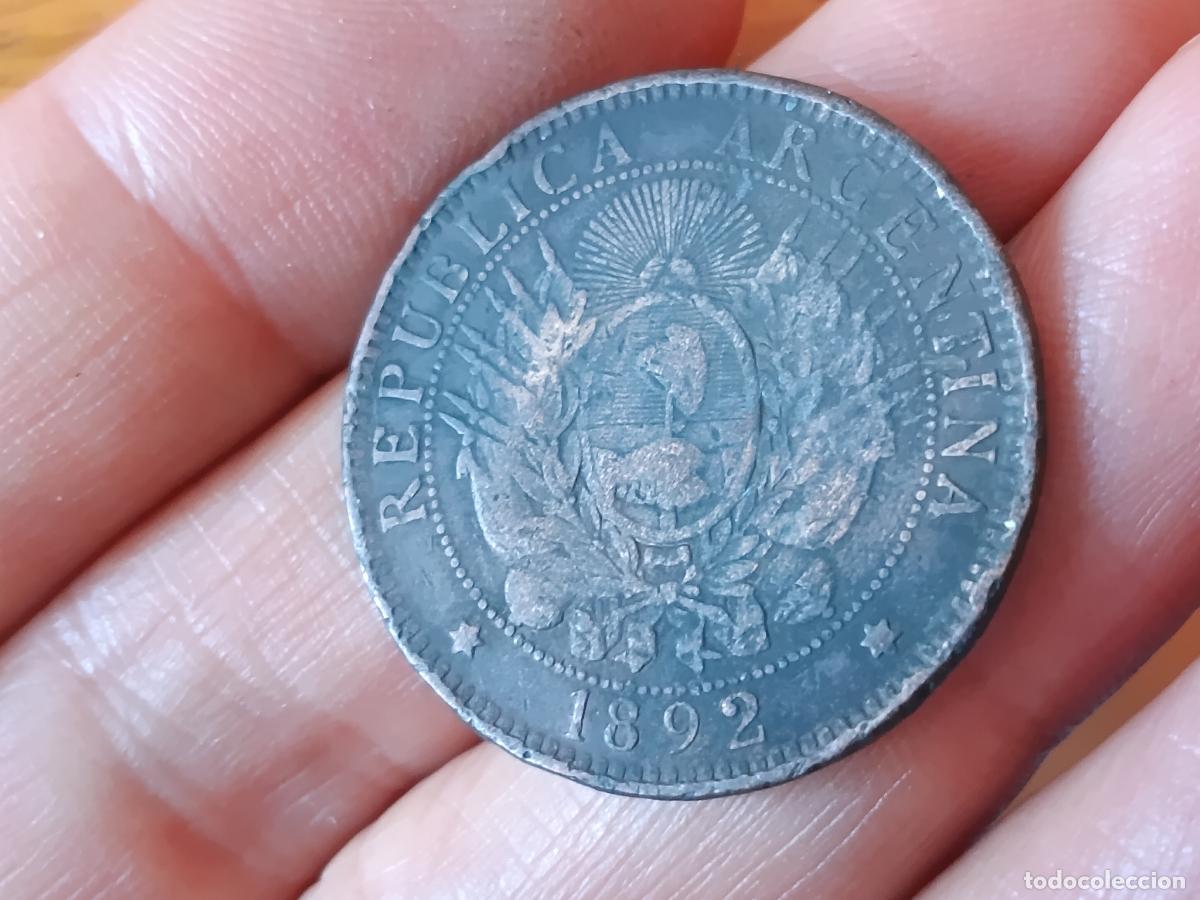 Monedas antiguas de Am&eacute;rica: ARGENTINA 2 Centavos 1892 - Foto 2