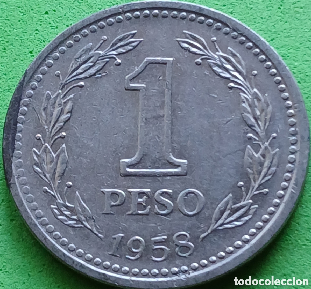 Monedas antiguas de Am&eacute;rica: Argentina 1 peso 1958 km#57