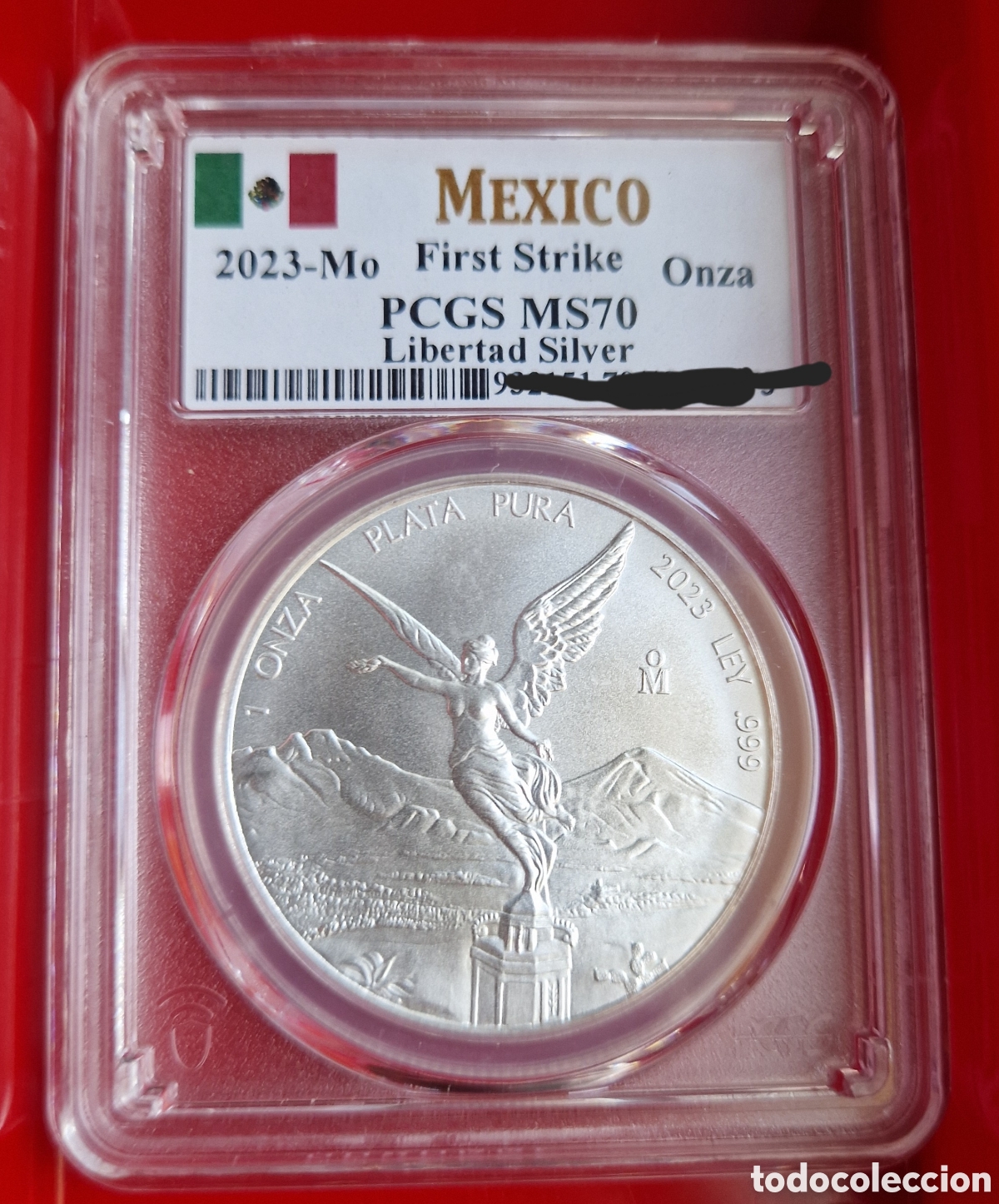 Monedas antiguas de Am&eacute;rica: Onza plata Pura 2023 Mexico Libertad CERTIFICADA PCGS