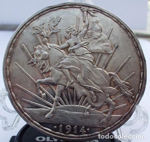 Monedas antiguas de Am&eacute;rica: MEJICO 5 ONZAS DE PLATA 1914 &rdquo;CABALLITO&rdquo;