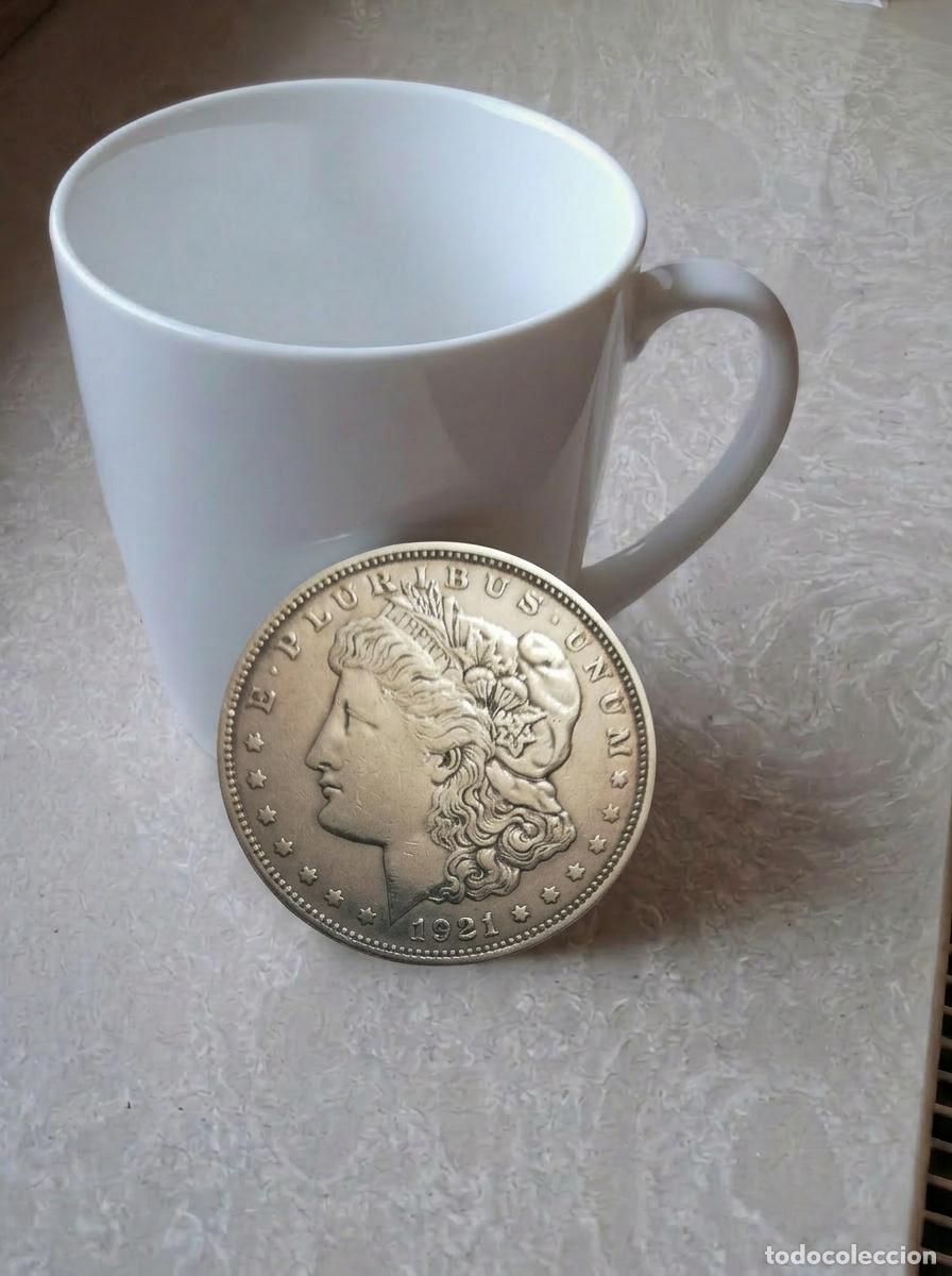 Monedas antiguas de Am&eacute;rica: 1 Dollar Morgan 1921