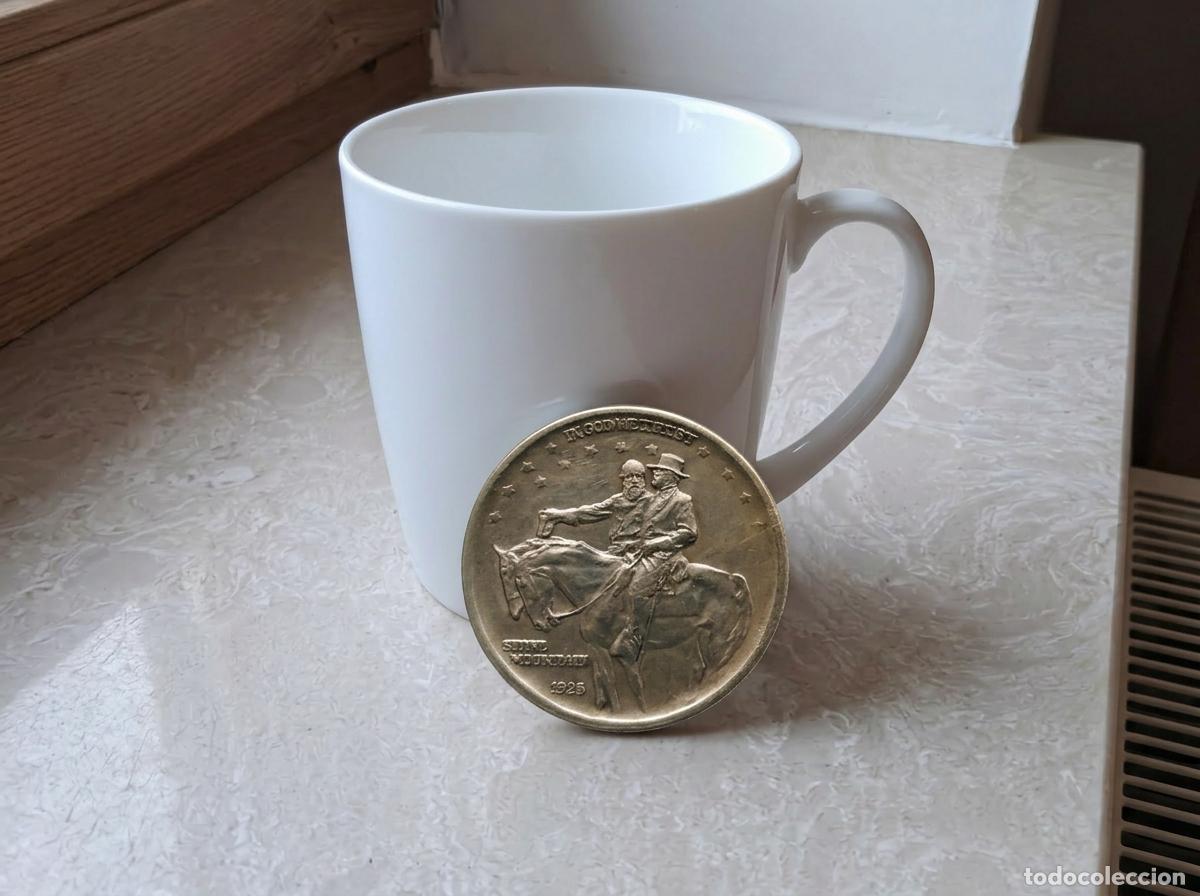 Monedas antiguas de Am&eacute;rica: 1/2 Dollar stone Mountain 1925 USA Coin