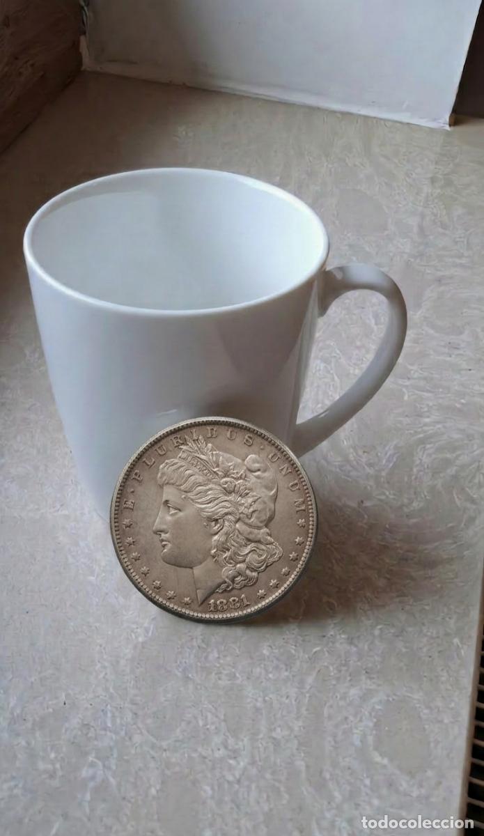 Monedas antiguas de Am&eacute;rica: 1 Dollar Morgan 1881-USA Coin