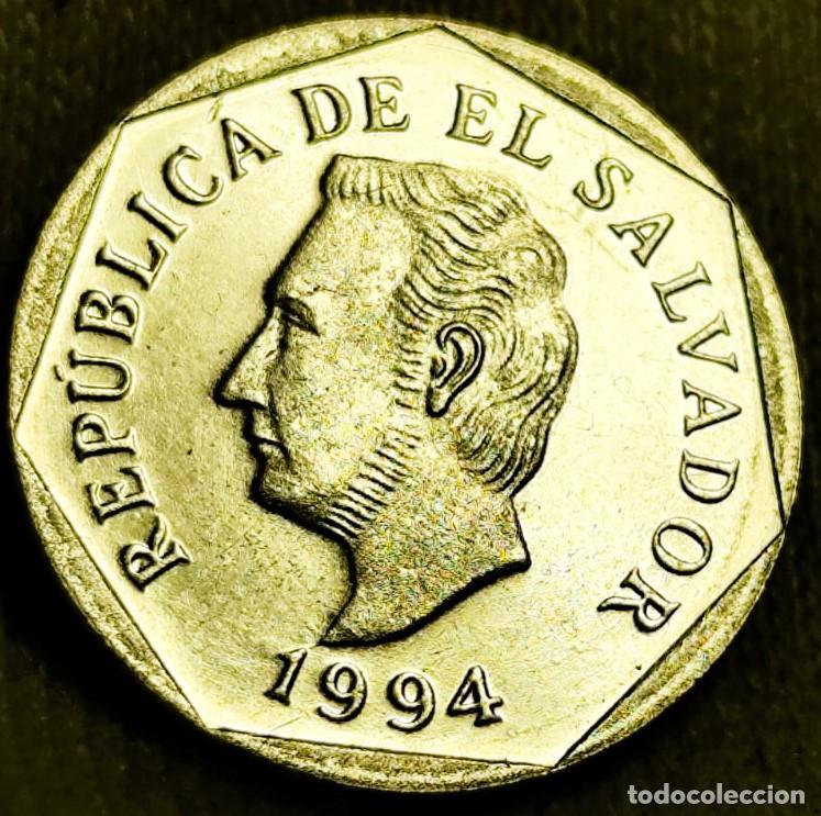 Monedas antiguas de Am&eacute;rica: El Salvador&ndash; 5 Centavos 1994 -Sin Circular , Lote 2284