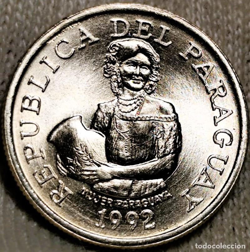 Monedas antiguas de Am&eacute;rica: Paraguay&ndash; 5 Guaranais 1992 &ndash; Sin Circular (UNC), Lote 2282.