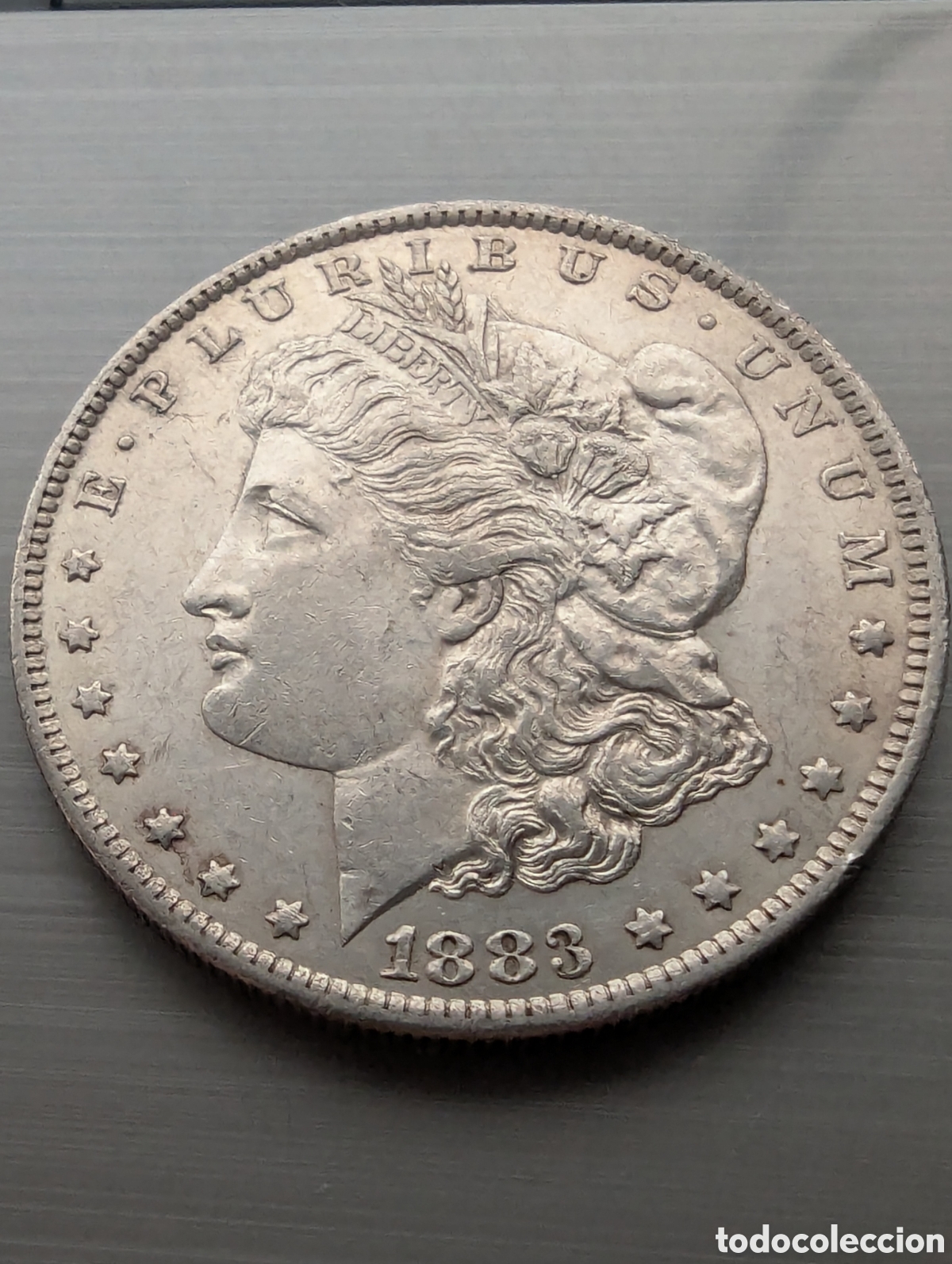 Monedas antiguas de Am&eacute;rica: USA 1 dolar 1883o Morgan plata