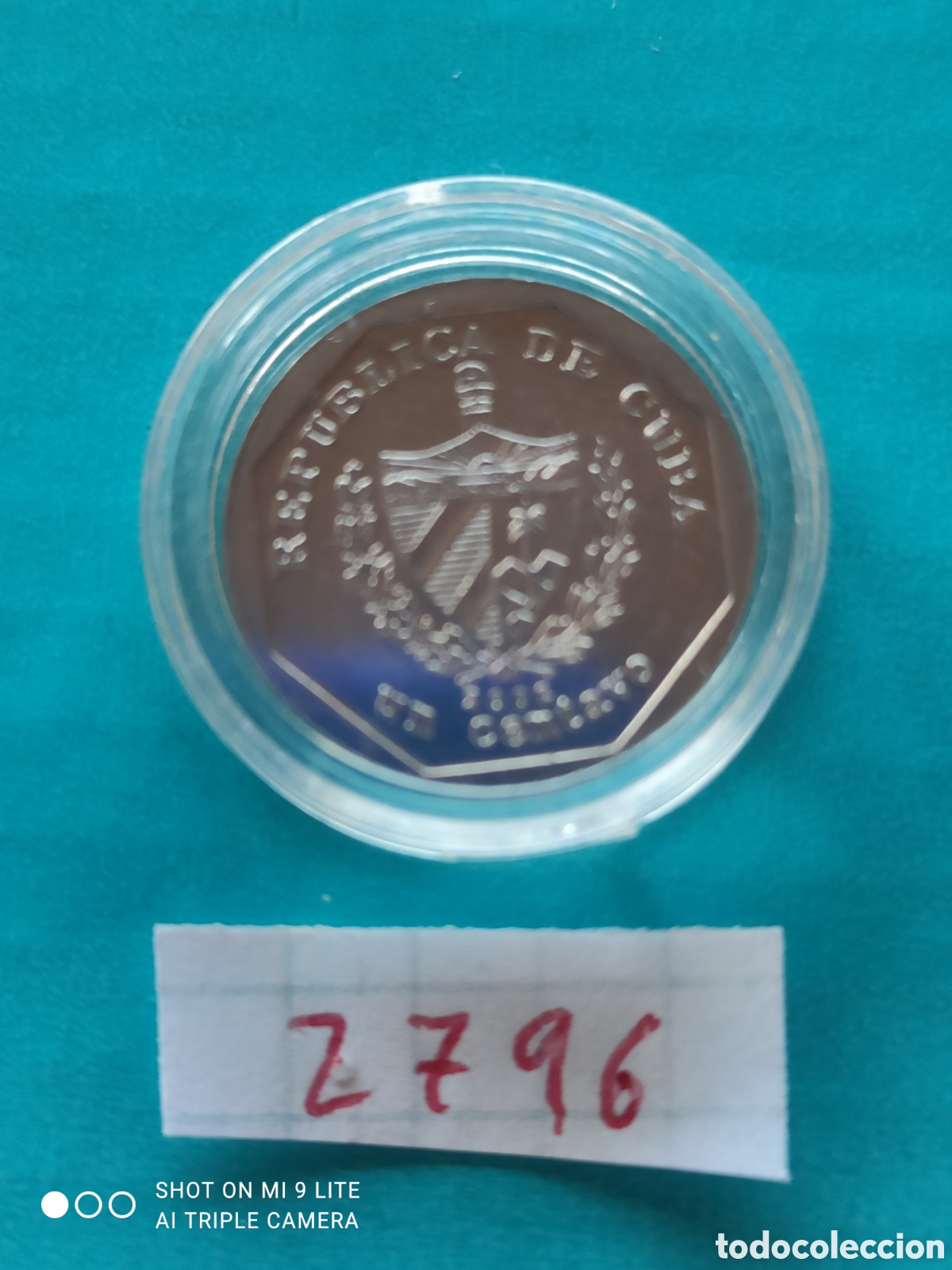Monedas antiguas de Am&eacute;rica: 1 centavo cubano a&ntilde;o 2005