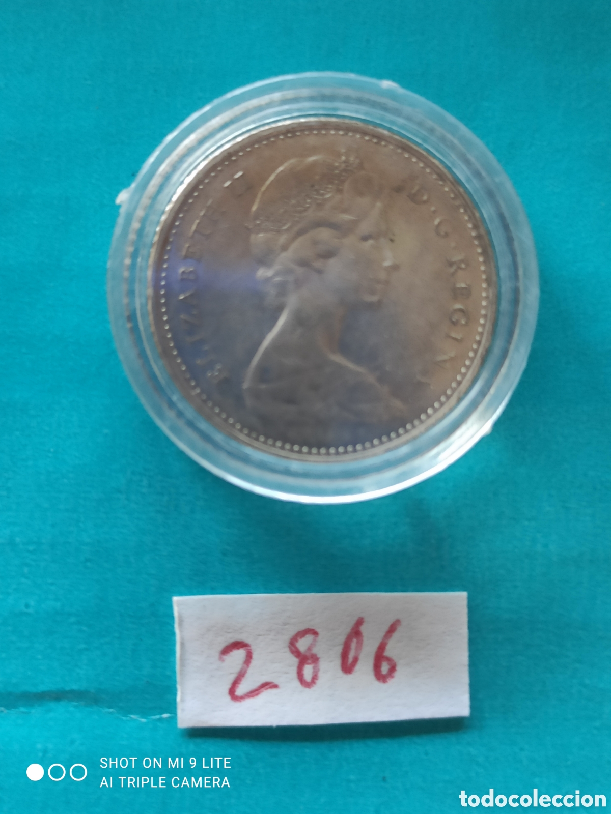 Monedas antiguas de Am&eacute;rica: 10 c&eacute;ntimos de Canad&aacute; en plata a&ntilde;o 1968