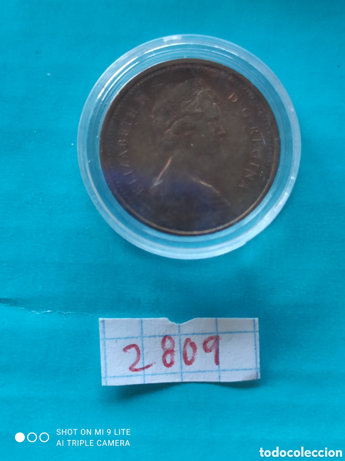Monedas antiguas de Am&eacute;rica: 1 c&eacute;ntimo canada a&ntilde;o 1979