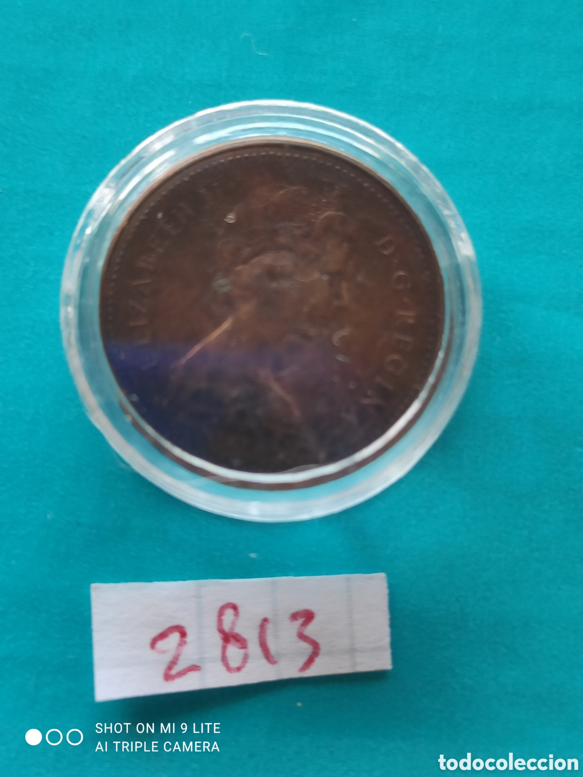 Monedas antiguas de Am&eacute;rica: 1 c&eacute;ntimo Canad&aacute; a&ntilde;o 1979