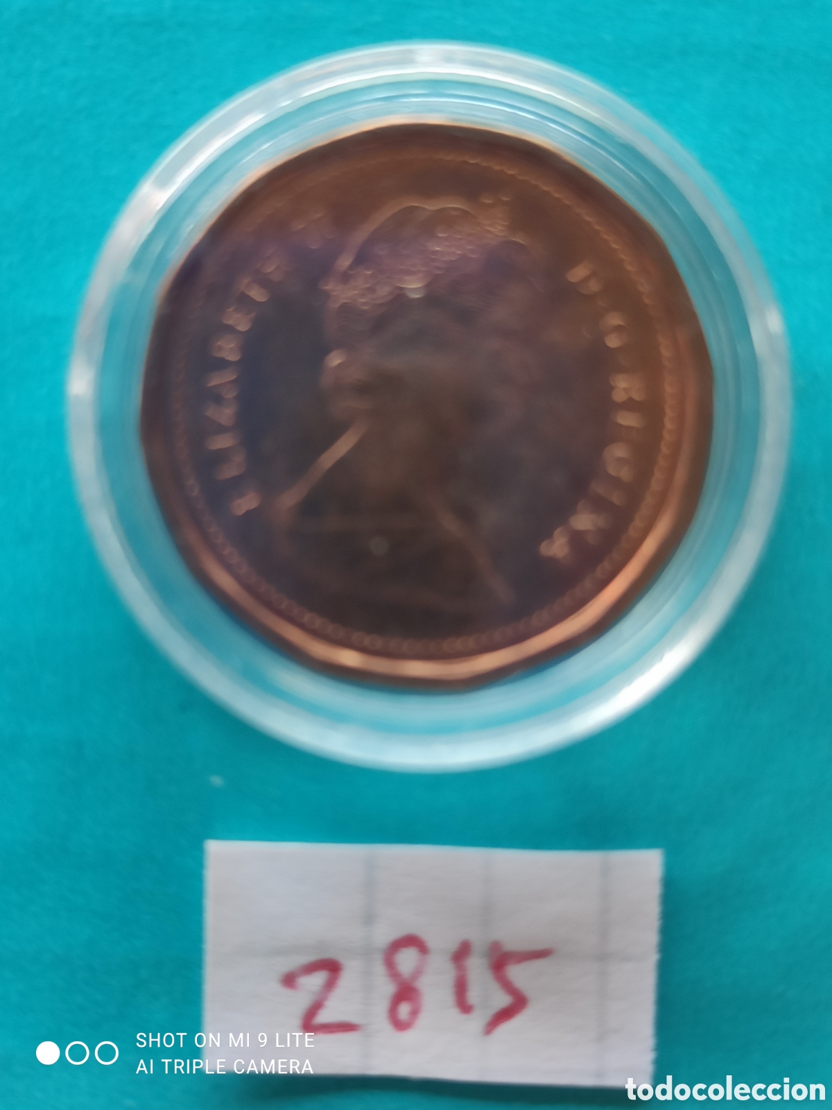 Monedas antiguas de Am&eacute;rica: 1 c&eacute;ntimo Canad&aacute; a&ntilde;o 1989