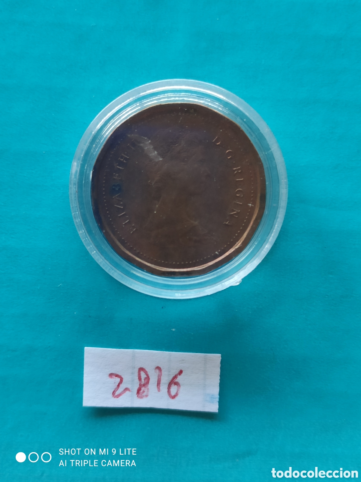 Monedas antiguas de Am&eacute;rica: 1 c&eacute;ntimo Canad&aacute; a&ntilde;o 1982