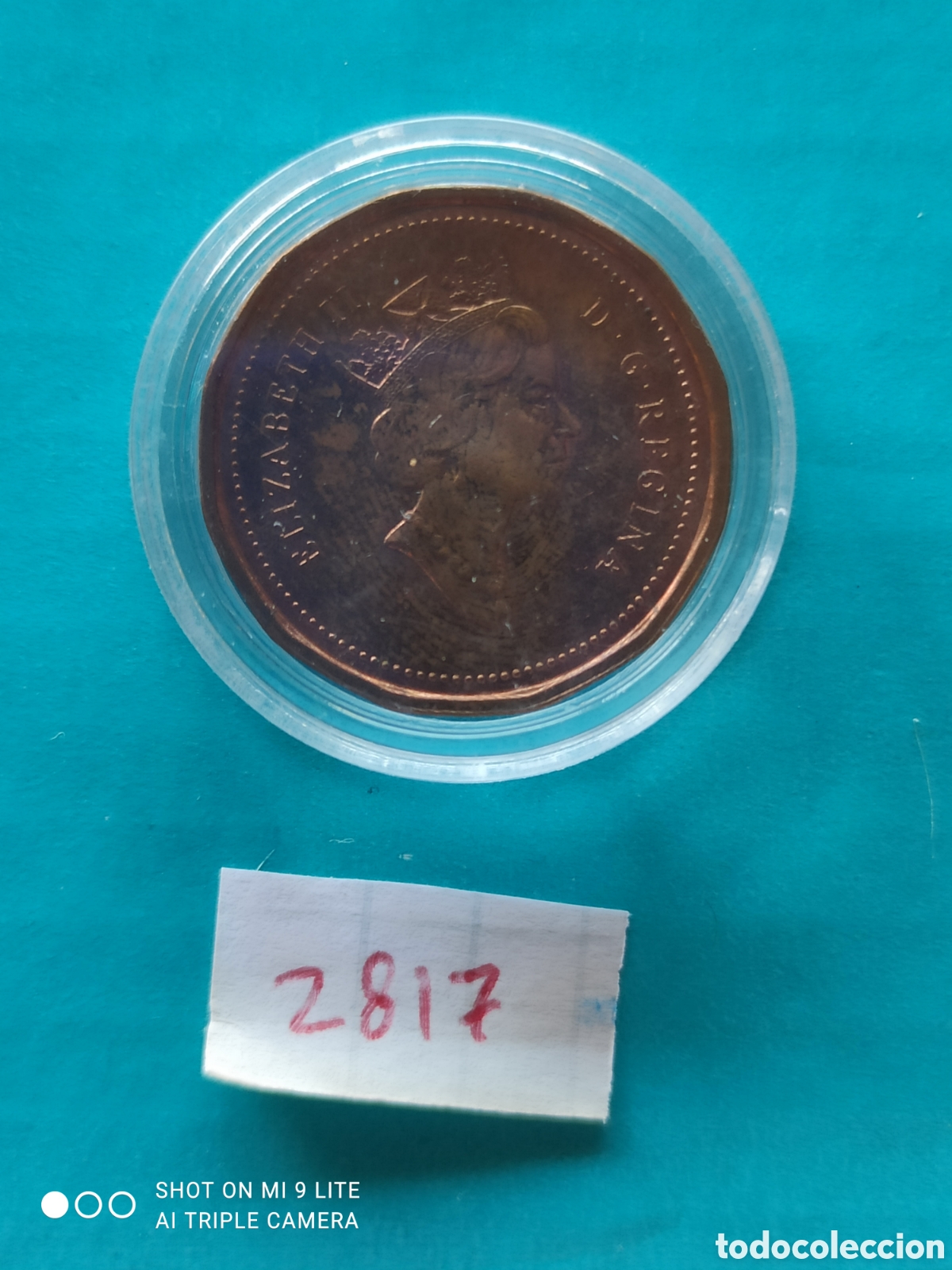 Monedas antiguas de Am&eacute;rica: 1 c&eacute;ntimo Canad&aacute; a&ntilde;o 1991