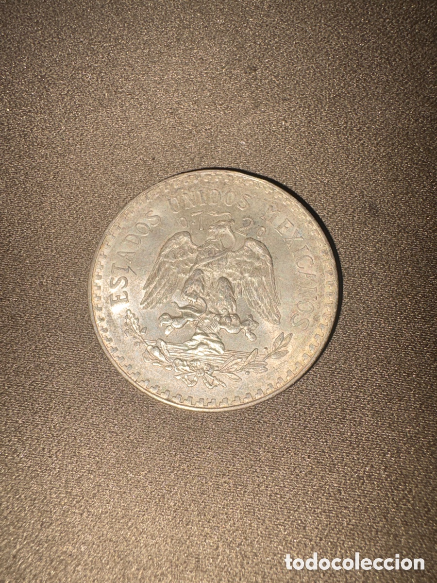 Monedas antiguas de Am&eacute;rica: Moneda de plata,un peso Estados Unidos mexicanos,1932,plata 720,peso 16,6gramos