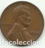 Monedas antiguas de Am&eacute;rica: ESTADOS UNIDOS EE.UU. - 1 CENT - 1968 - COBRE-ZINCO - FOTOS