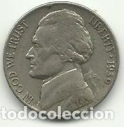 Monedas antiguas de Am&eacute;rica: ESTADOS UNIDOS EE.UU. - 5 CENTS - 1939 - COBRE-NIQUEL - ESCASA - FOTOS